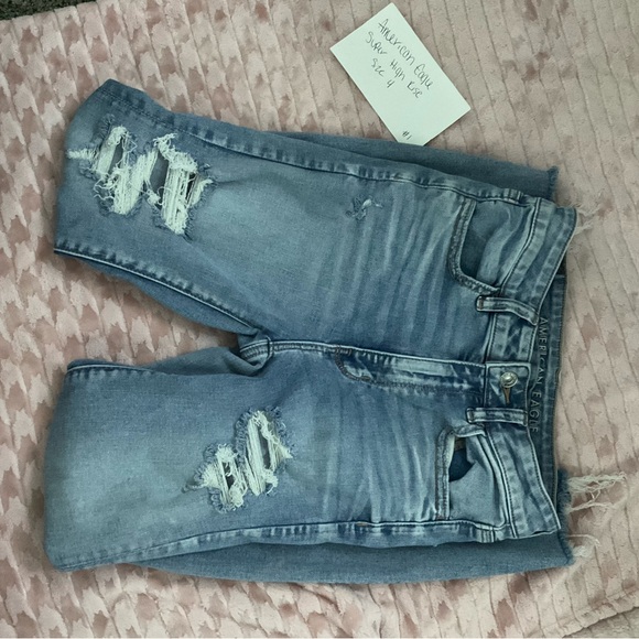 American Eagle Outfitters Denim - American Eagle Outfitters Light Blue High Rise Jeans